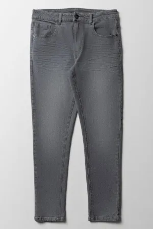 Skinny Denim Jeans Grey