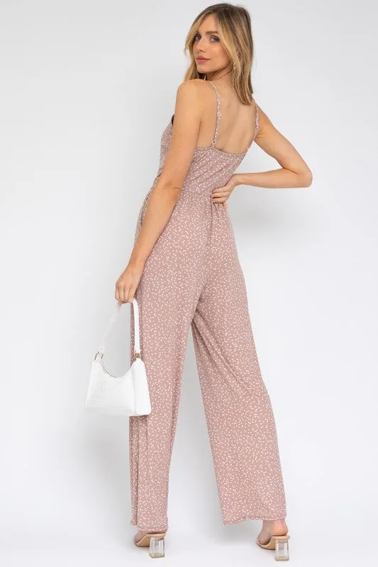 Sleeveless Scoop Neck Wide Leg Jumpsuit -  Online Exclusive