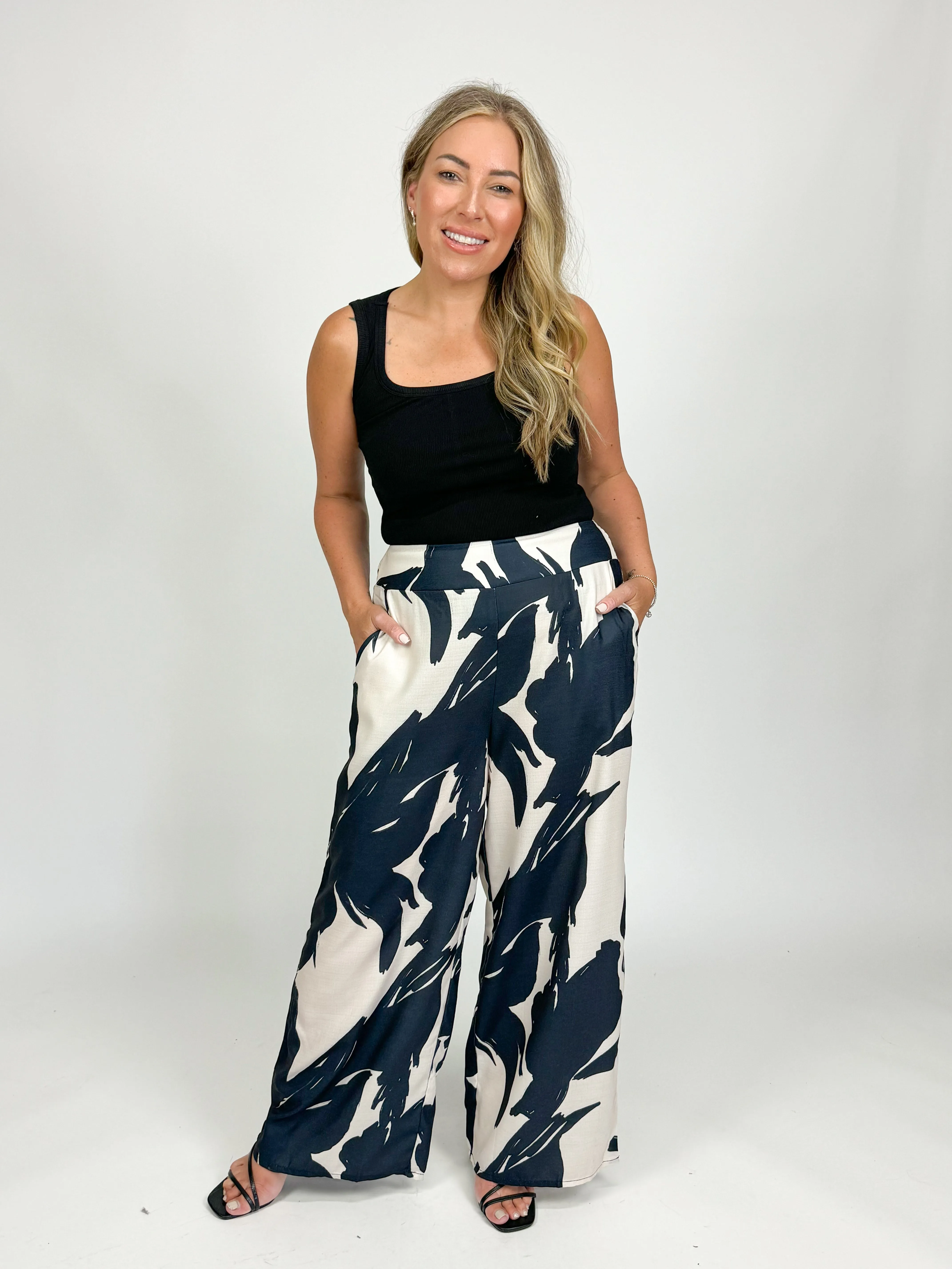 SMITH PRINTED PALAZZO PANT