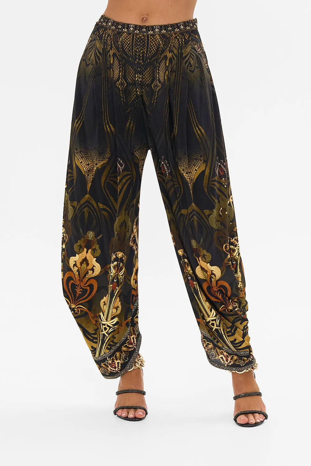 SPLIT HEM JERSEY PANT NOUVEAU NOIR