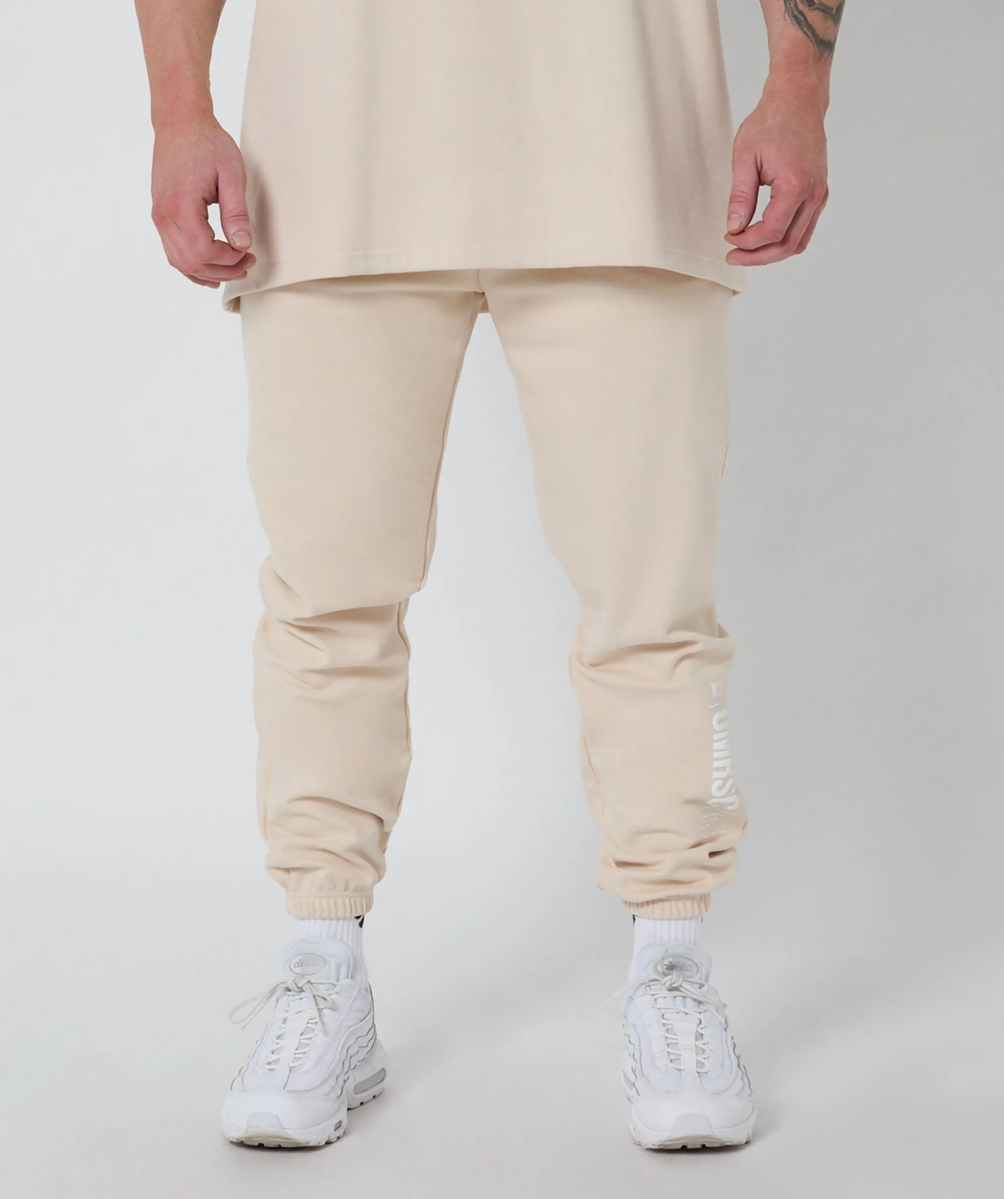 Strength Club Track Pants Bone