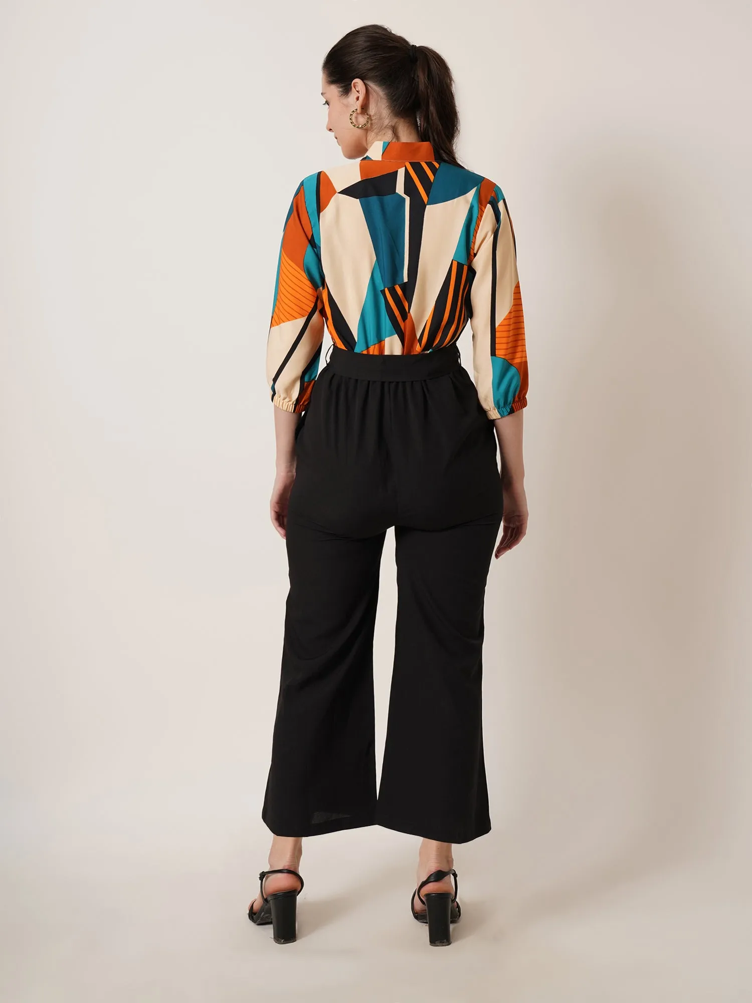 Sunflower Glow Colorblock Jumpsuit