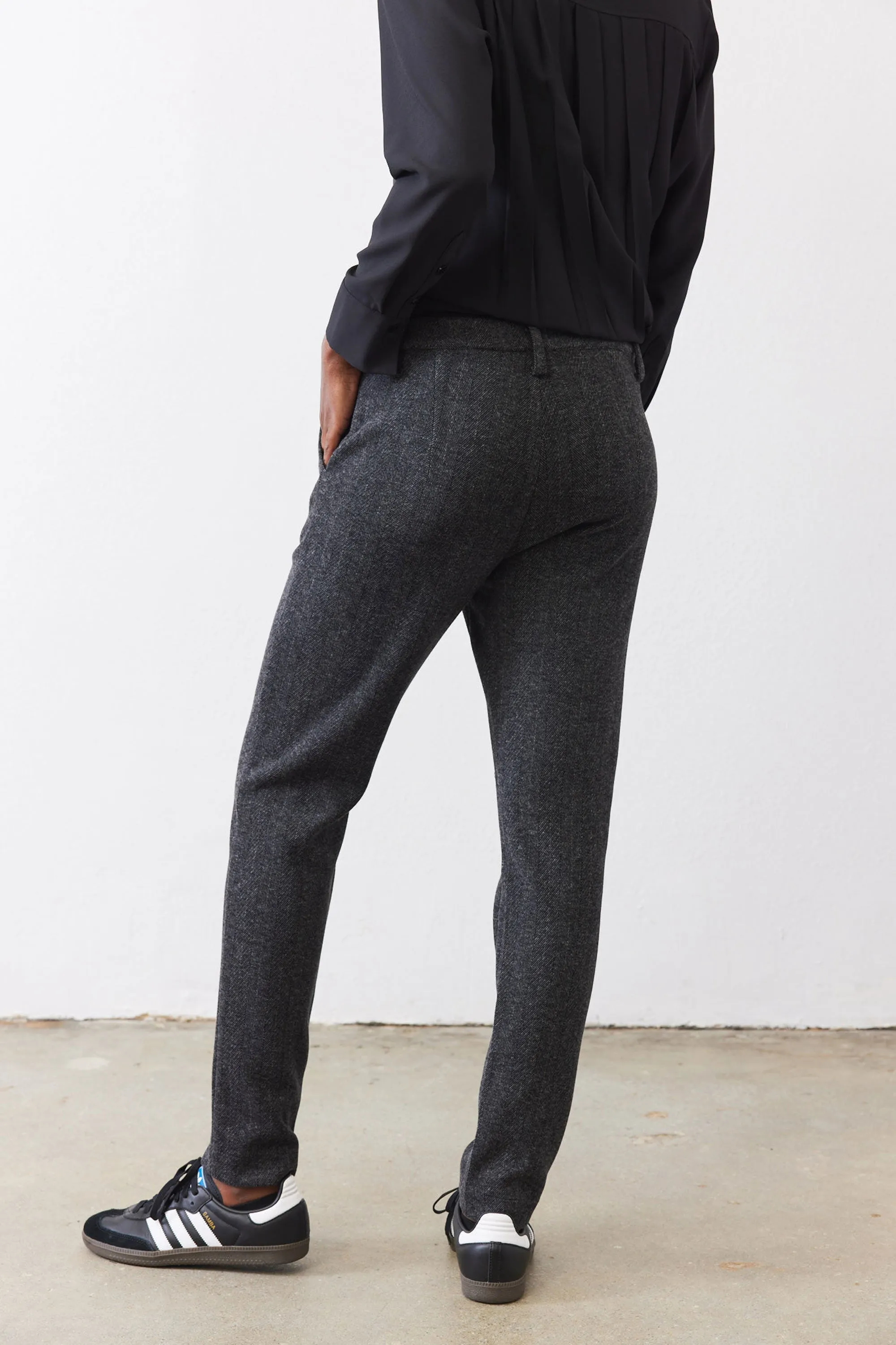 The Comfort Herringbone Trousers