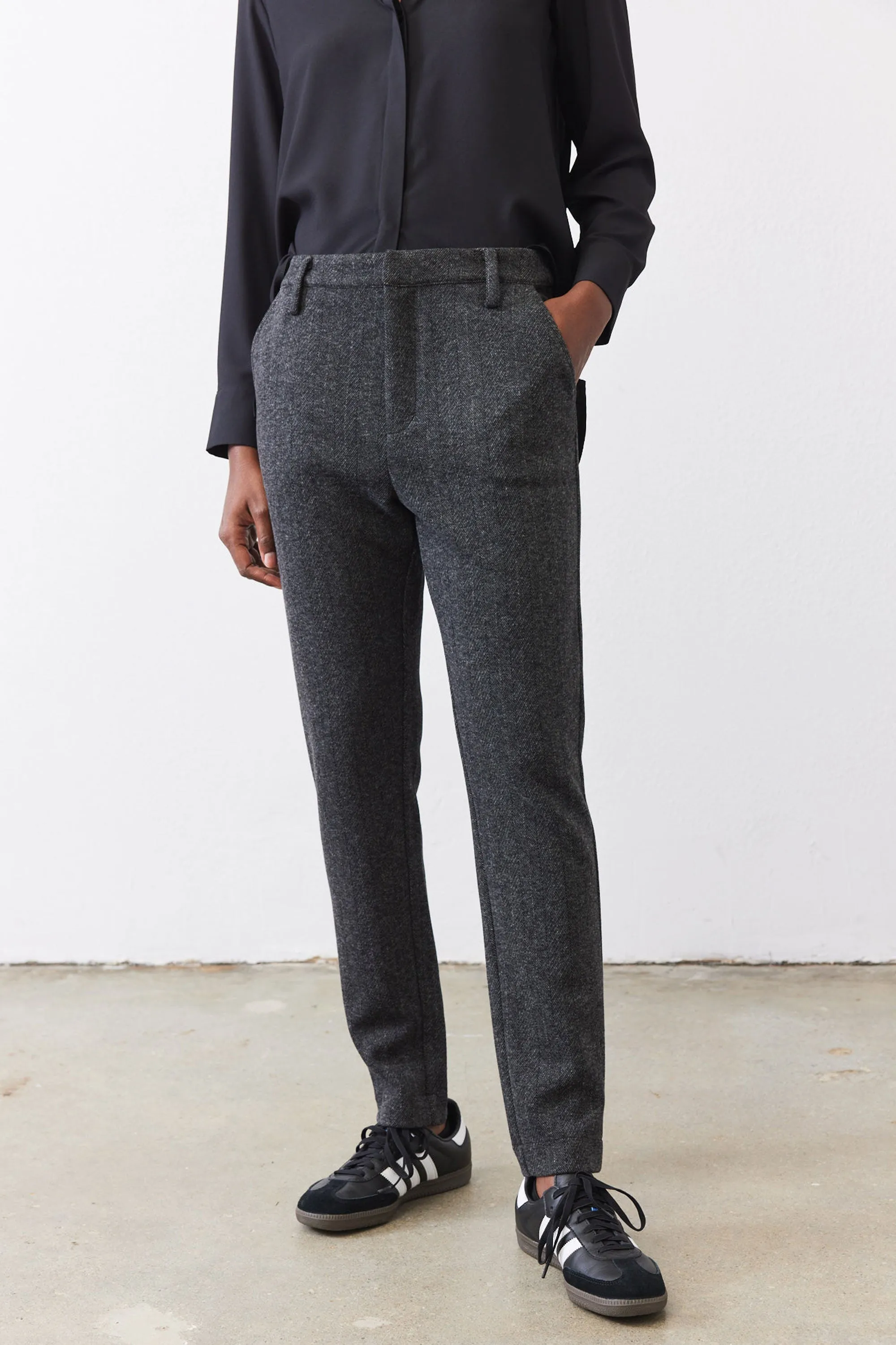 The Comfort Herringbone Trousers