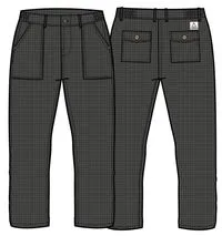 Timeless Crop Trouser - Charcoal