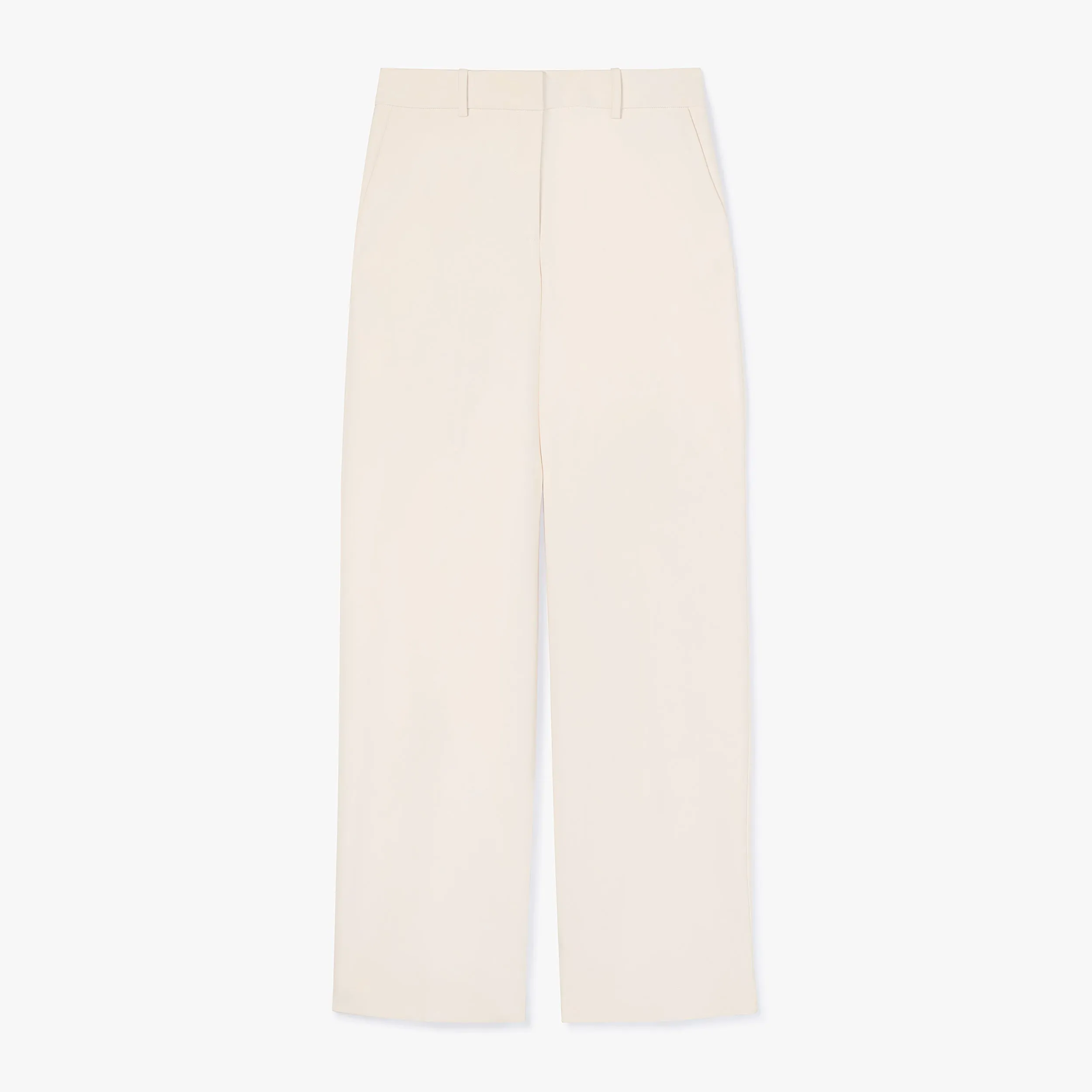 Tinsley Wide-Leg Trouser - Flex Suiting :: Ivory