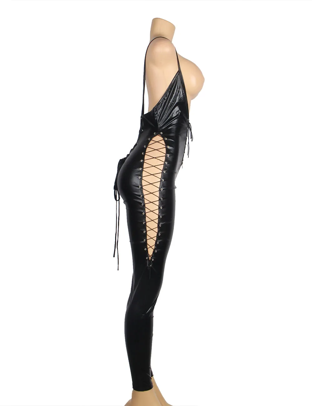 Two-way zipper catsuit From Farawlaya.com