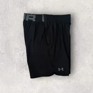 UNDER ARMOUR WOVEN SHORTS - BLACK