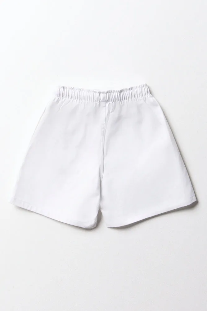 Unisex Sports Shorts Primary White