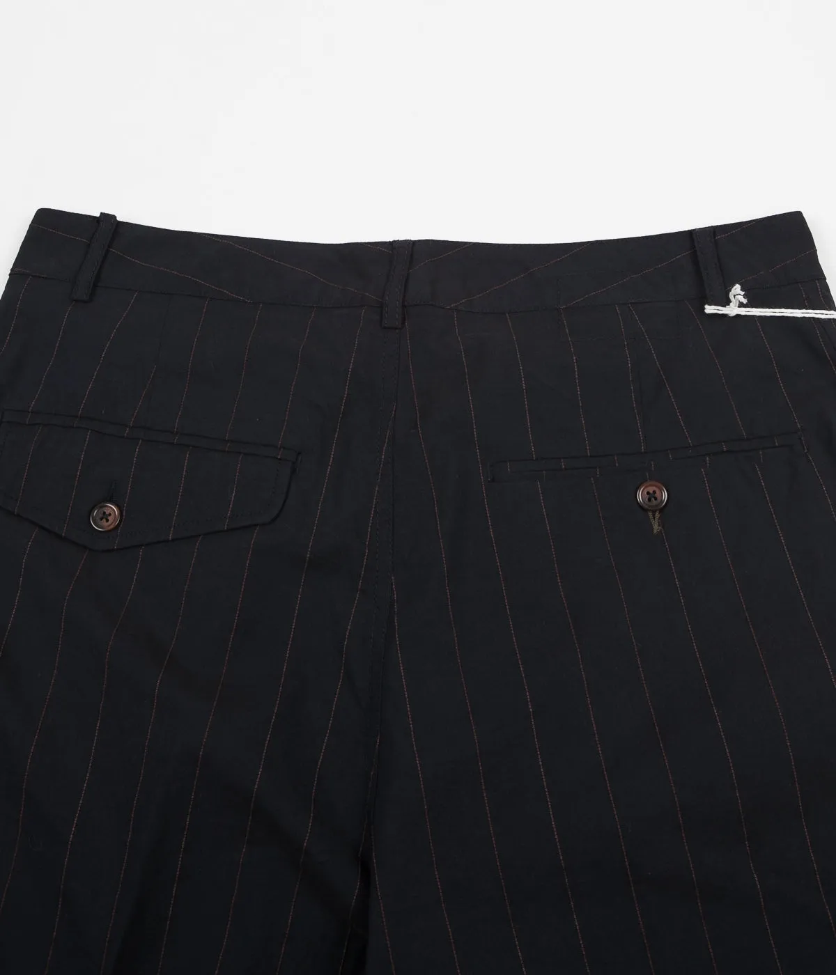 Universal Works Pleated Pants - Raised Pinstripe Navy