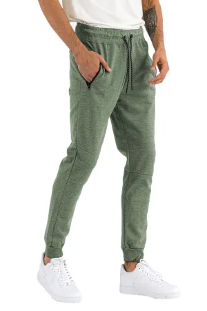 Urban Comfort Men's Heathered Cotton-Blend Sweatpants