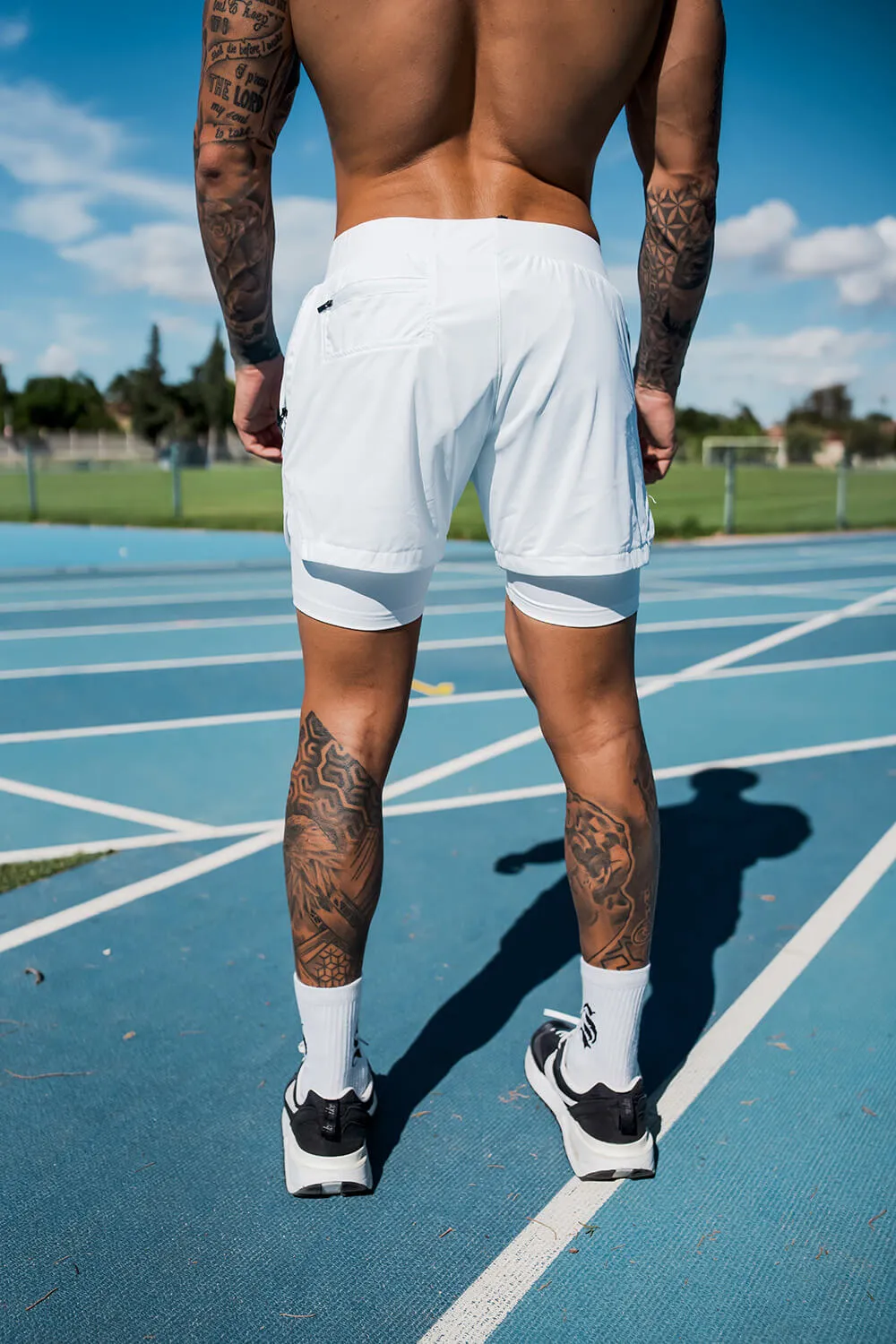 Venom 365 Shorts - White/White