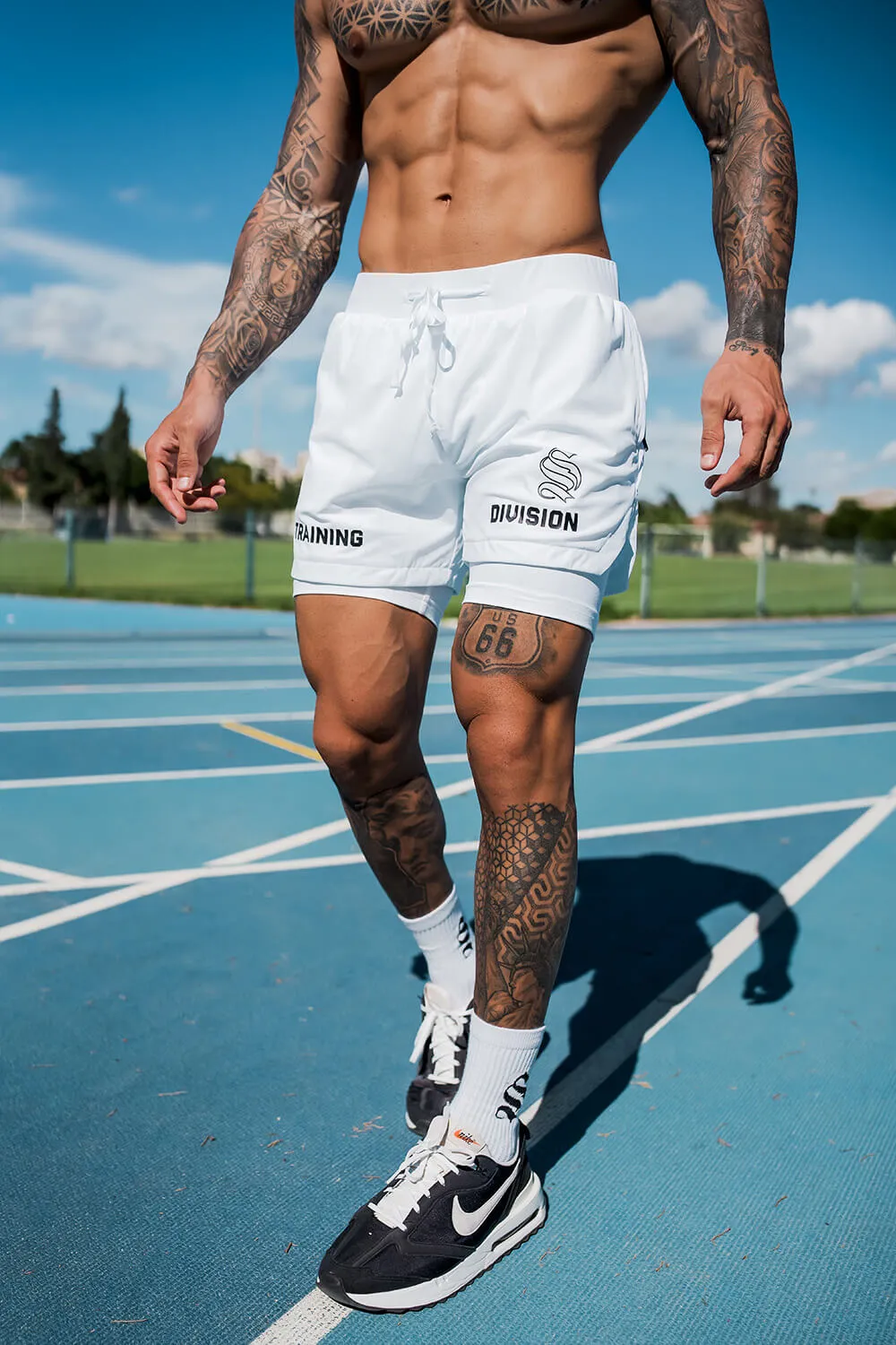 Venom 365 Shorts - White/White