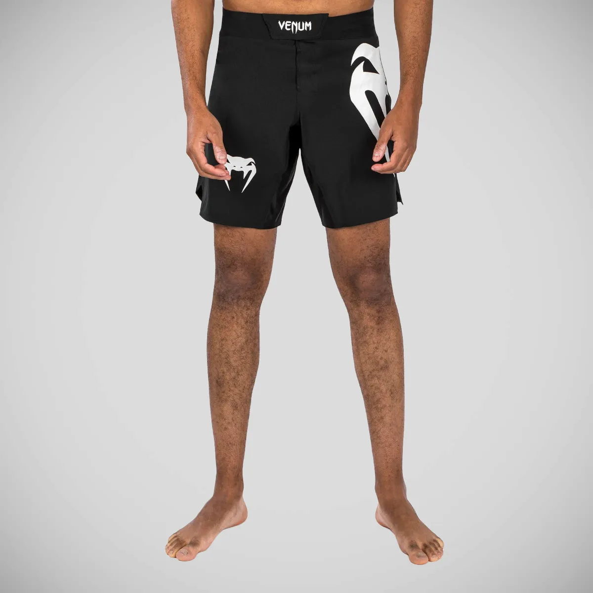 Venum Light 5.0 Fight Shorts Black/White