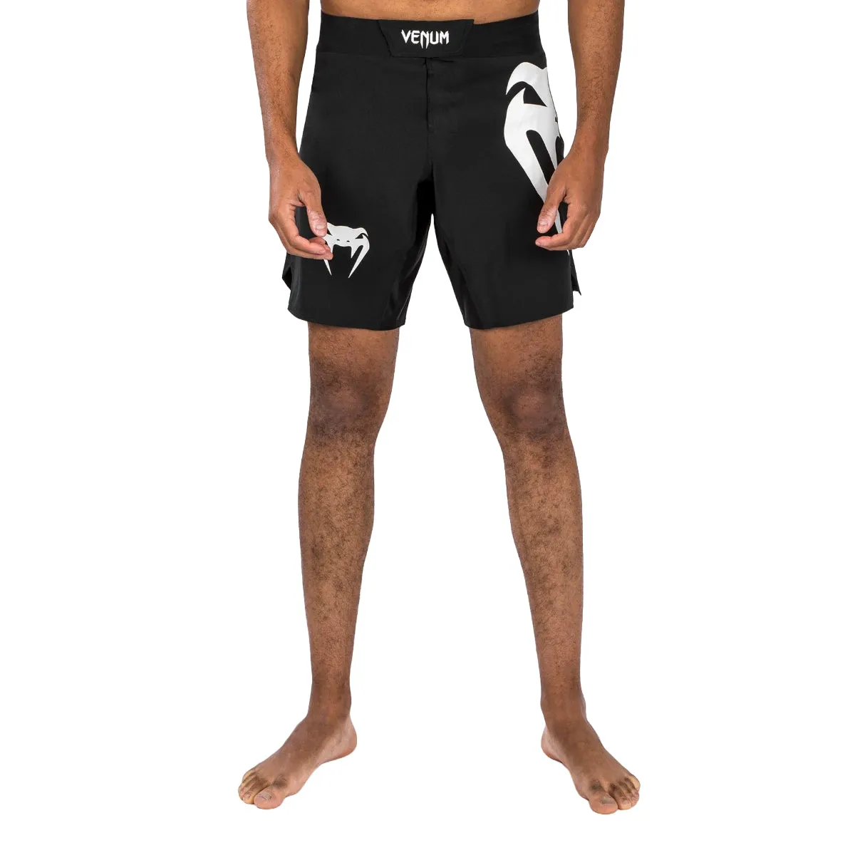 Venum Light 5.0 Fight Shorts Black/White