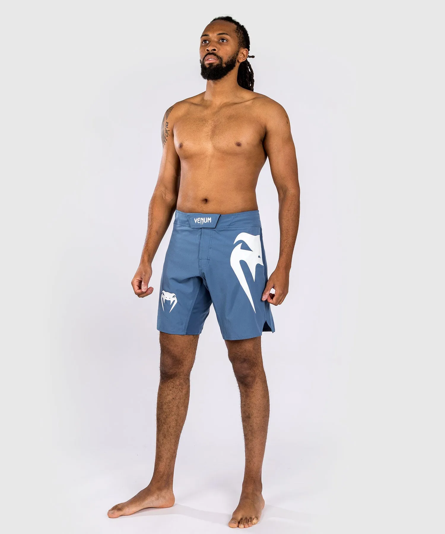 Venum Light 5.0 Fightshort - Blue/White