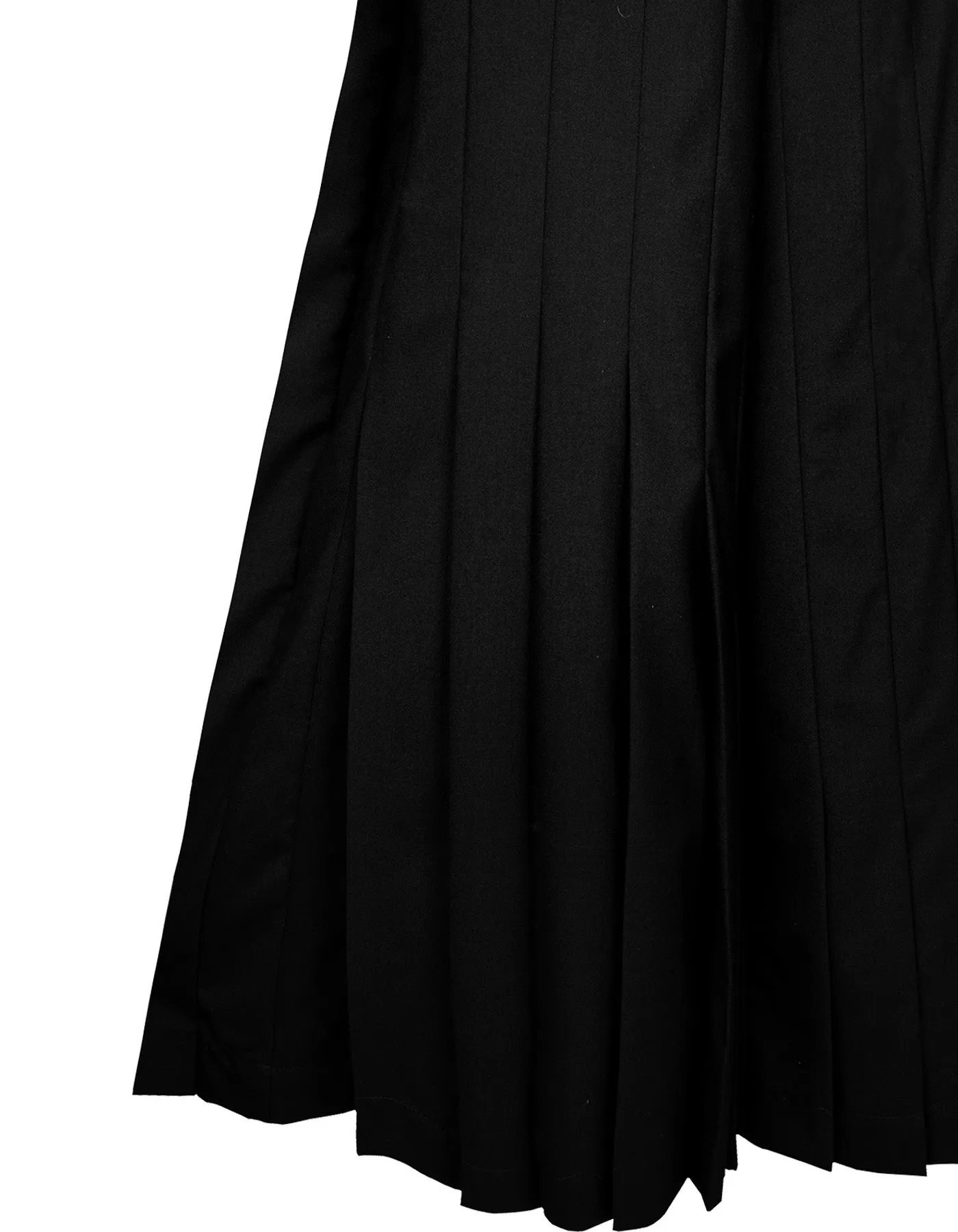 Wave-Ripple Pleated Wide Pants