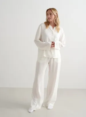 White Pyjama Set