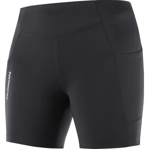 Women's Cross Run 5" Short Tight (Deep Black)