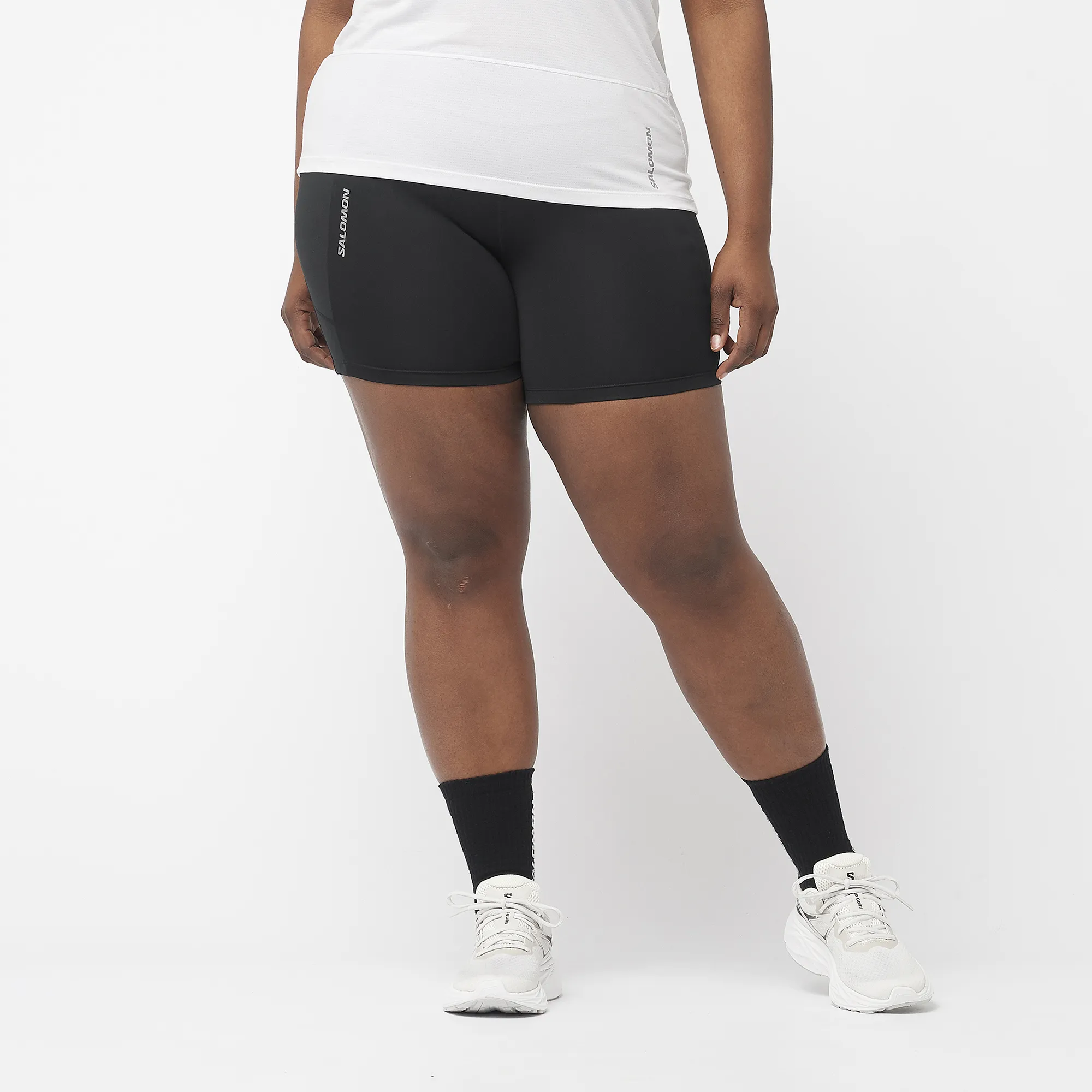 Women's Cross Run 5" Short Tight (Deep Black)