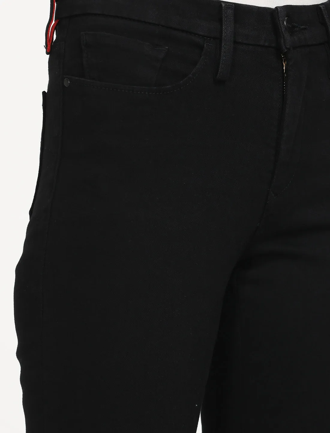 Women's Mid Rise 314 Black Jeans