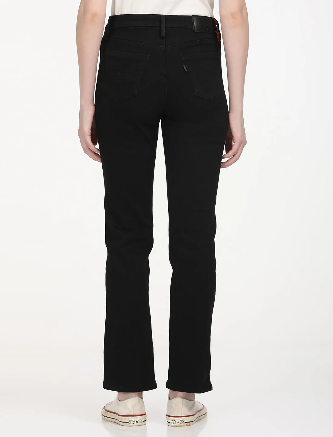 Women's Mid Rise 314 Black Jeans