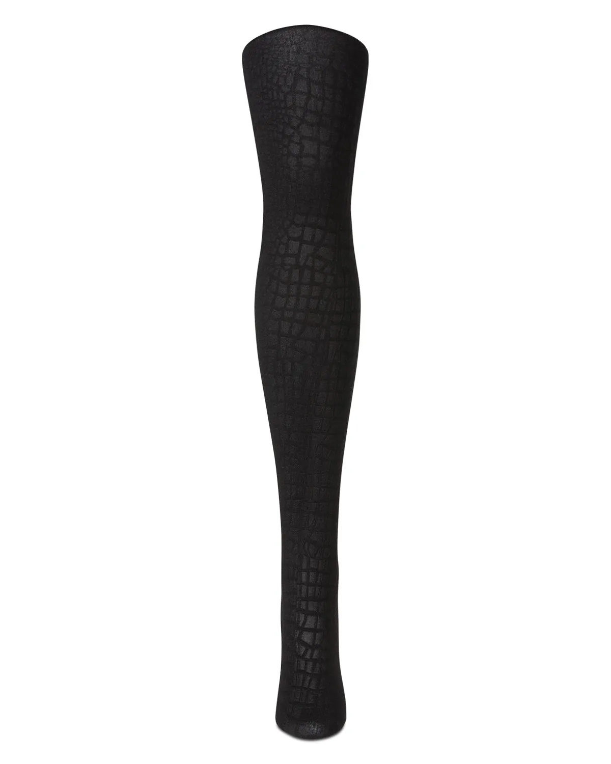 Women's Snakeskin Fleece Lined Opaque Winter Tights