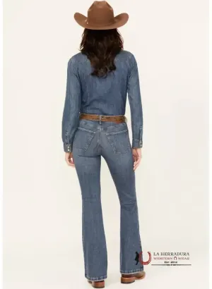 WOMENS WRANGLER BESPOKE FLARE JEANS